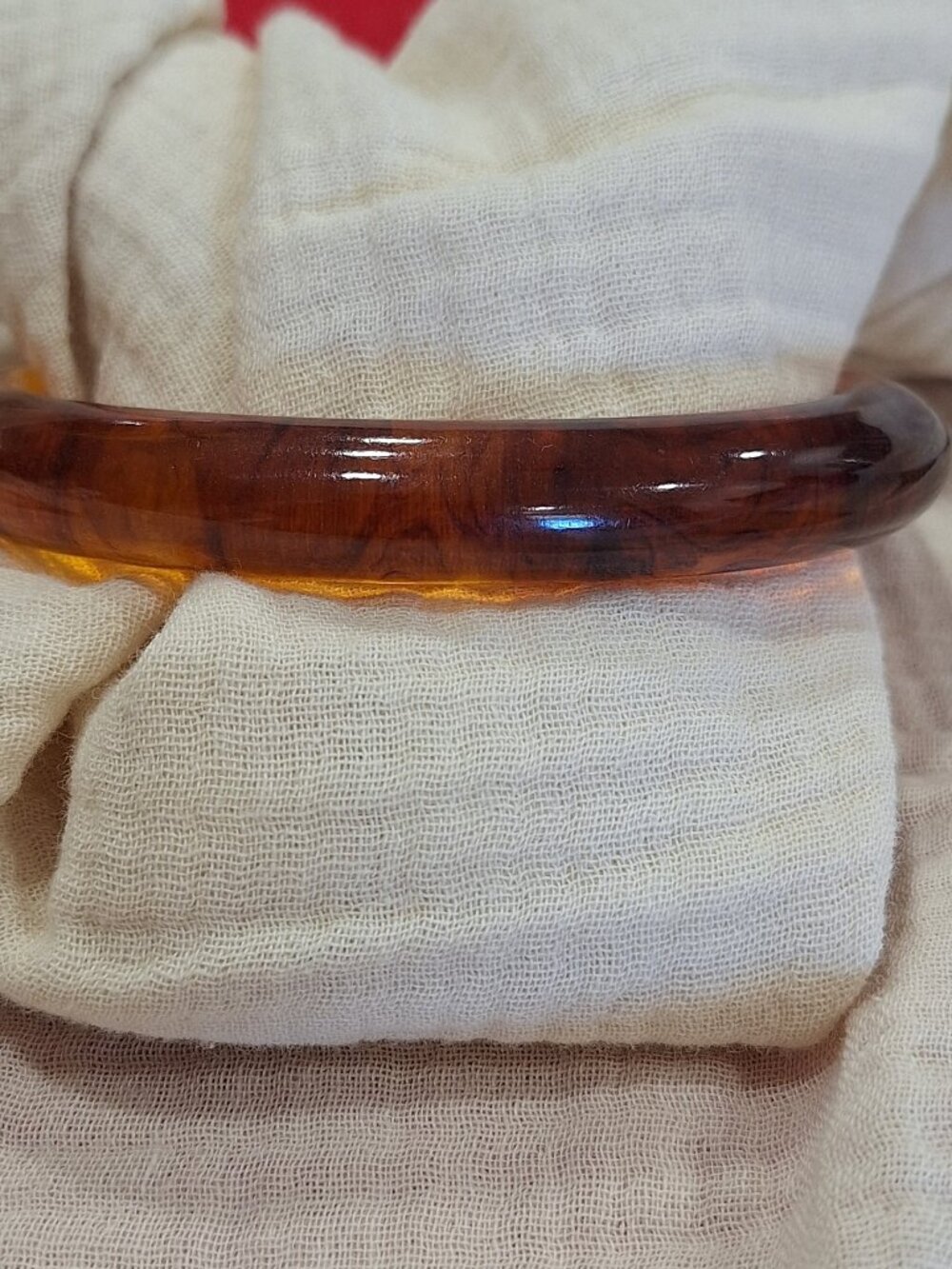 Amber Color Bangle Bracelet
